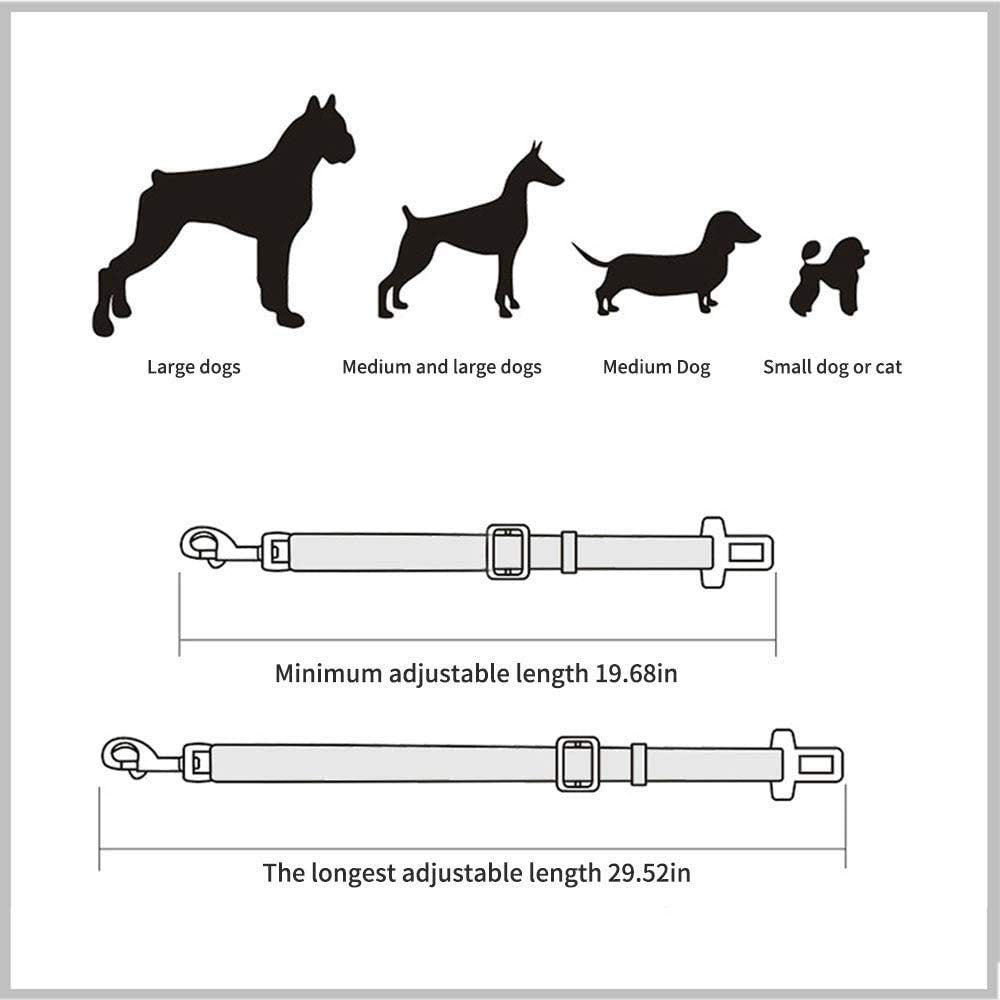 Arvello™ SafeRide Adjustable Pet Car Seat Belt – 5 Colors