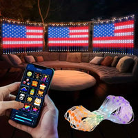 Smart Curtain Lights – DIY Color Changing LED Fairy Lights with Music Sync for Window & Wall Decor