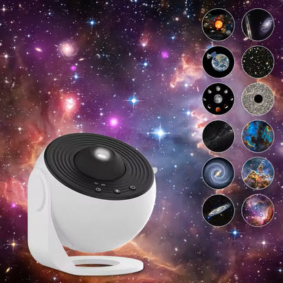 Galaxy Night Light Projector – Rotating Starry Sky Lamp for Kids Bedroom