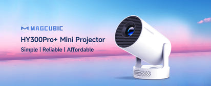 Magcubic HY300 Pro Portable 8K Decoding Projector – WiFi6, Android, Bluetooth 5.0