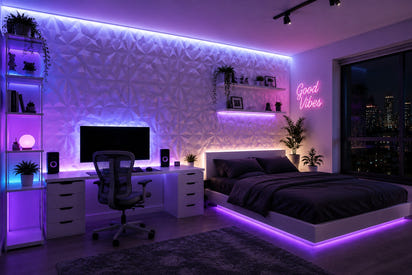 3D Wall Panels 30x30cm – 20 Pack PVC Decorative Tiles for Home & Office