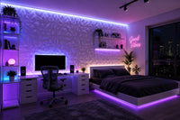 3D Wall Panels 30x30cm – 20 Pack PVC Decorative Tiles for Home & Office