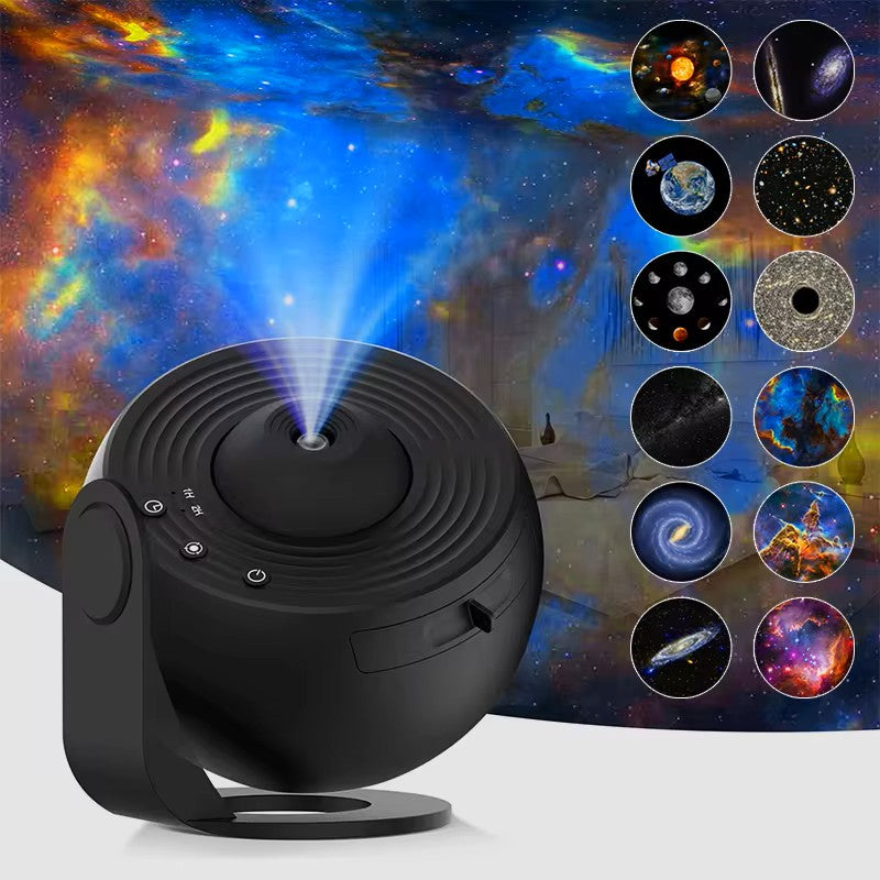 Galaxy Night Light Projector – Rotating Starry Sky Lamp for Kids Bedroom
