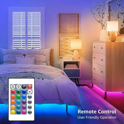 RGB LED Strip Lights – Bluetooth App Control, Color Changing, 5M–20M for Bedroom, Kitchen & Bar