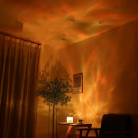 Water Ripple Crystal Projector Night Light – 16-Color Rotating Lamp