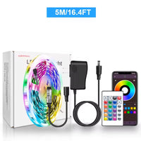 RGB LED Strip Lights – Bluetooth App Control, Color Changing, 5M–20M for Bedroom, Kitchen & Bar