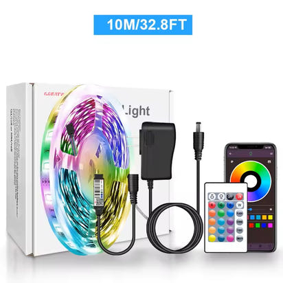 RGB LED Strip Lights – Bluetooth App Control, Color Changing, 5M–20M for Bedroom, Kitchen & Bar