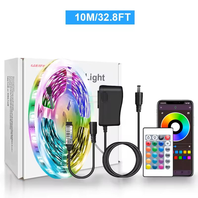 RGB LED Strip Lights – Bluetooth App Control, Color Changing, 5M–20M for Bedroom, Kitchen & Bar