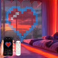 Smart Curtain Lights – DIY Color Changing LED Fairy Lights with Music Sync for Window & Wall Decor
