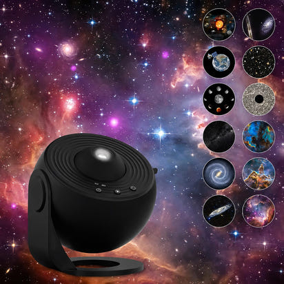 Galaxy Night Light Projector – Rotating Starry Sky Lamp for Kids Bedroom
