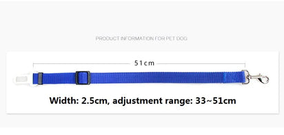 Arvello™ SafeRide Adjustable Pet Car Seat Belt – 5 Colors